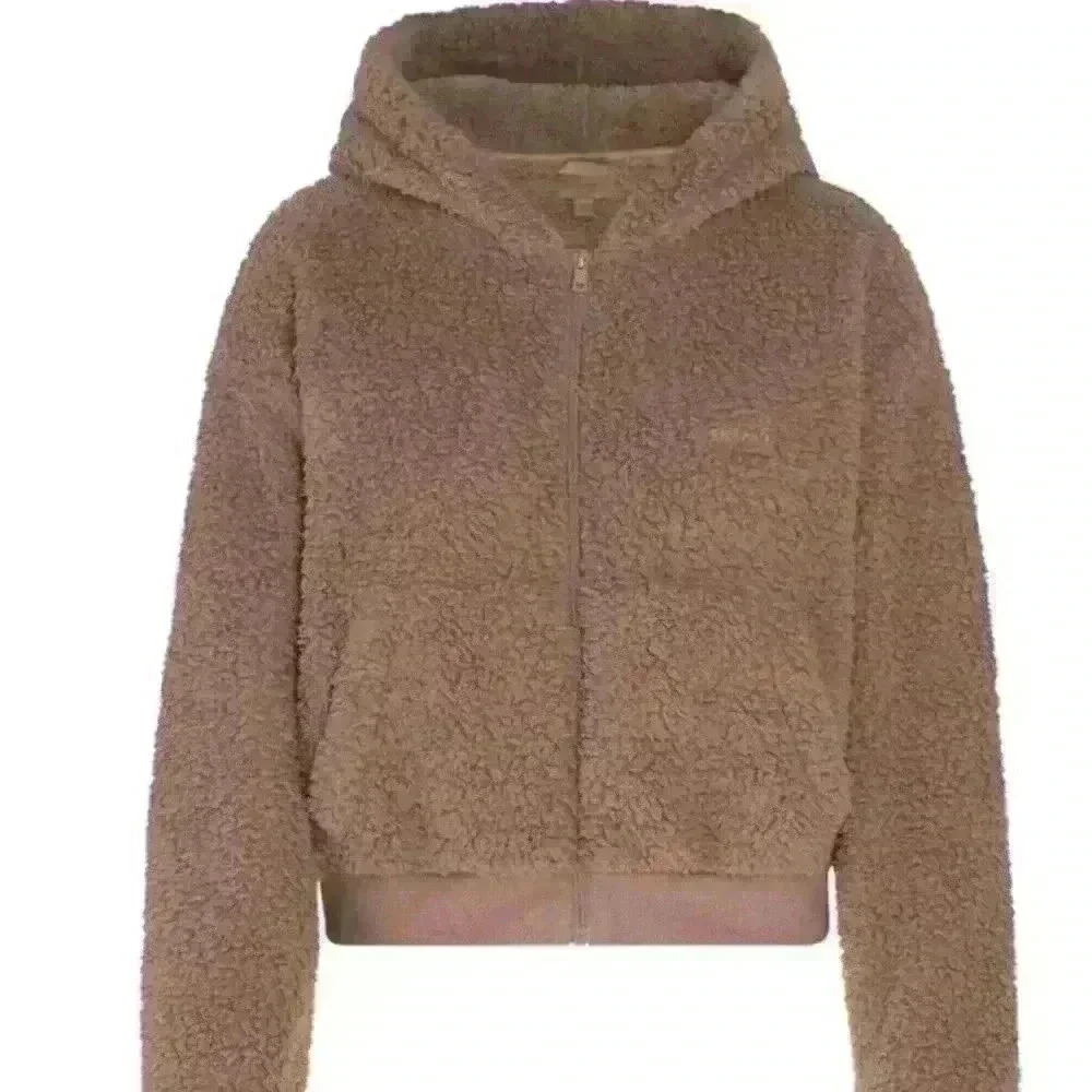 NWT SKIMS Teddy High Pile Fleece Cropped Jacket Size 3X XXXL